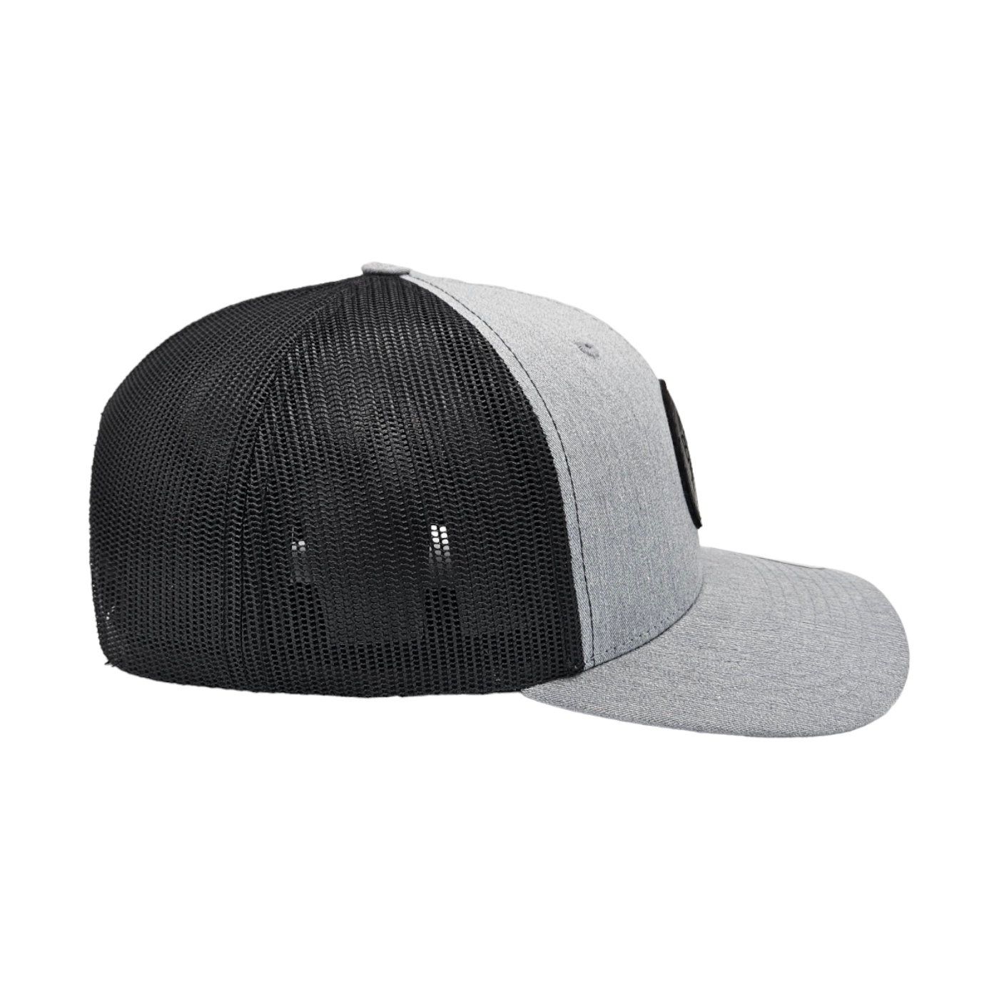 Rainier Black Circle - Heather/Black Trucker + Snapback