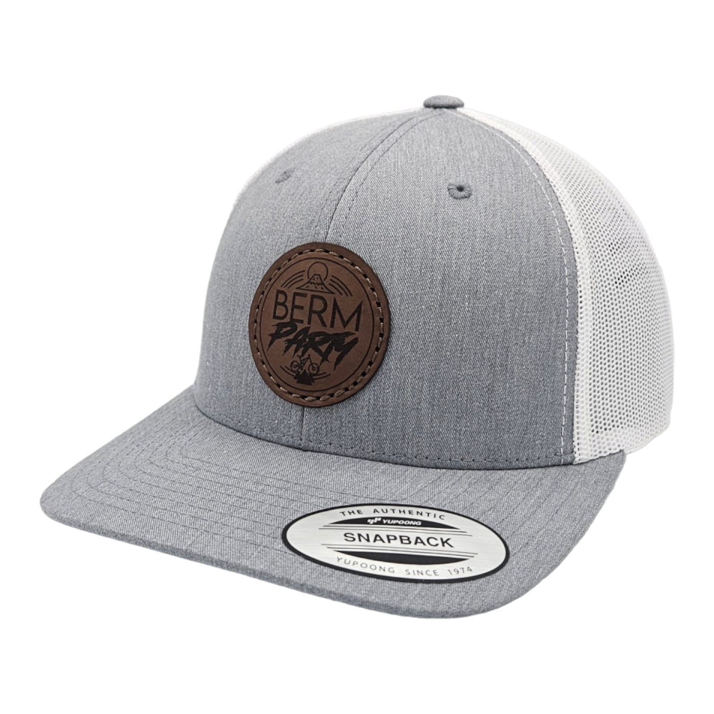 Rainier Circle Brown - Heather/White Trucker + Snapback