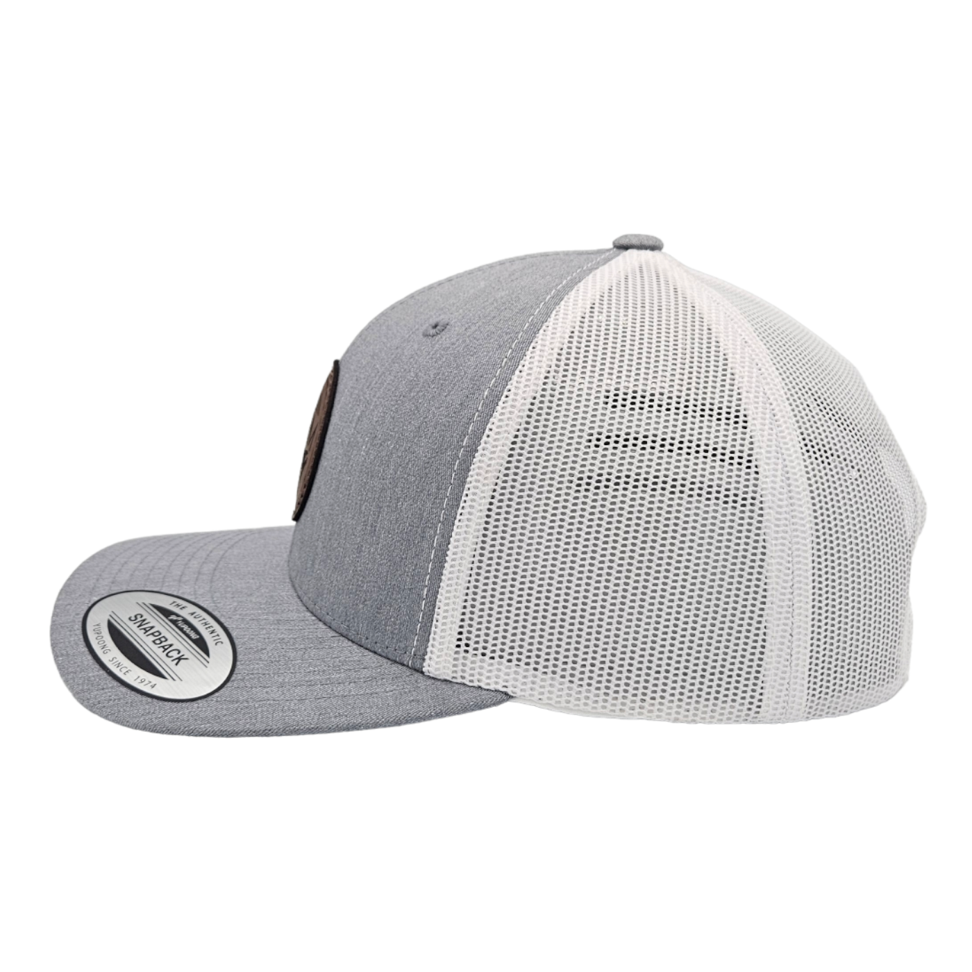 Rainier Circle Brown - Heather/White Trucker + Snapback
