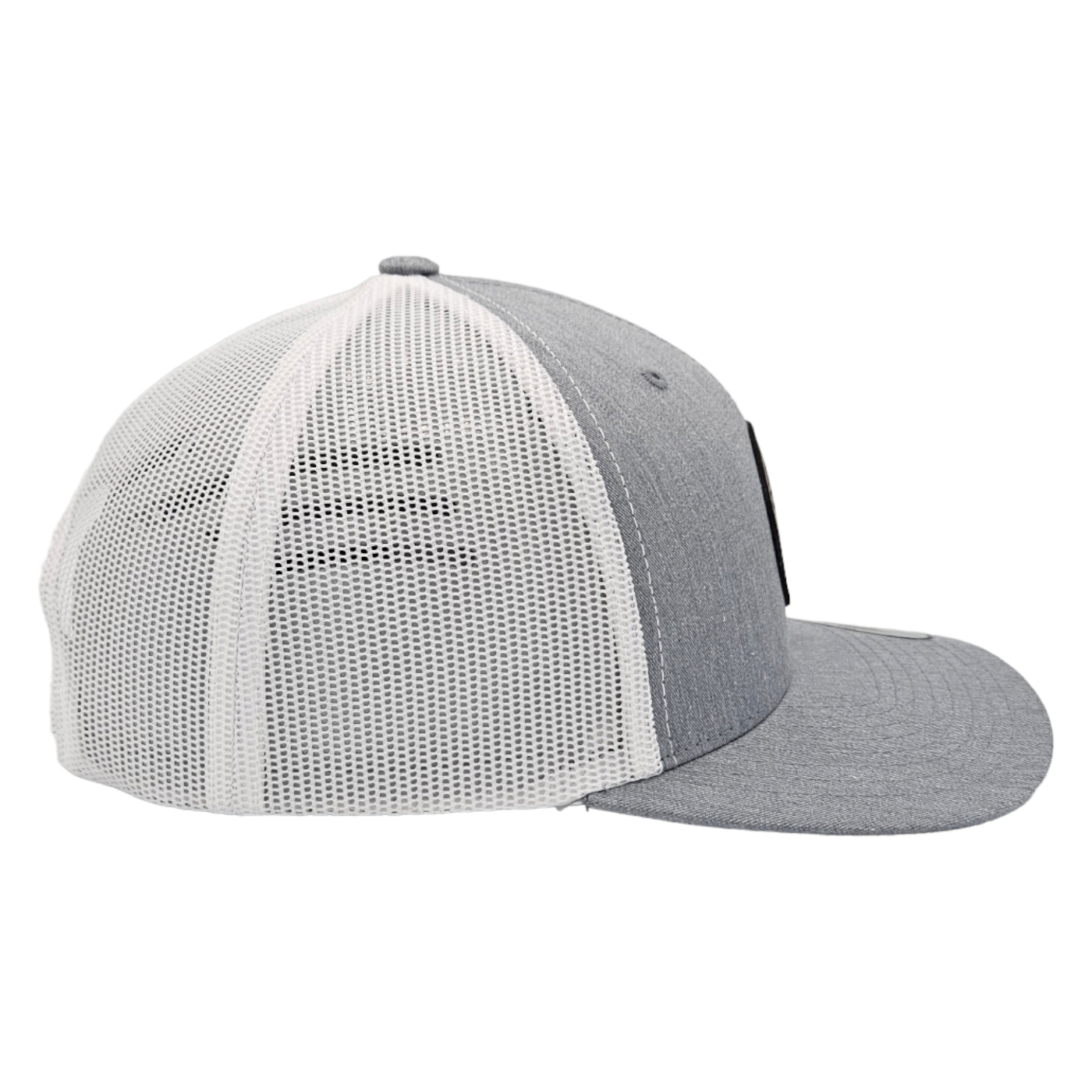 Rainier Circle Brown - Heather/White Trucker + Snapback