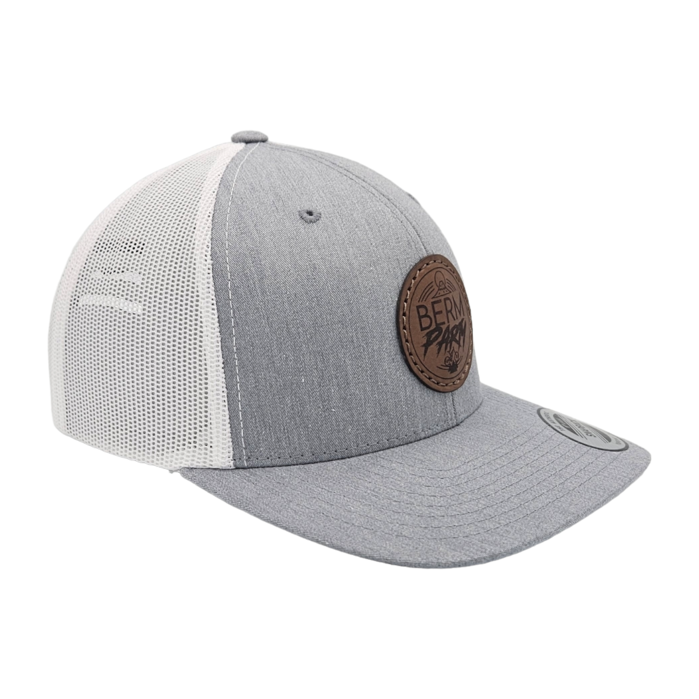 Rainier Circle Brown - Heather/White Trucker + Snapback