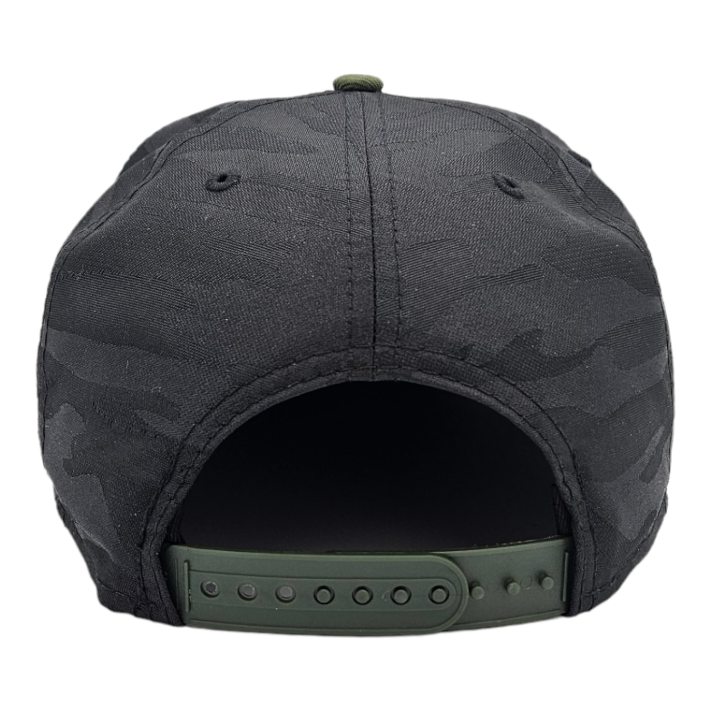 Orcas MTB - Black Camo / Olive Flatbill đ XL Hat + New Era + Snapback