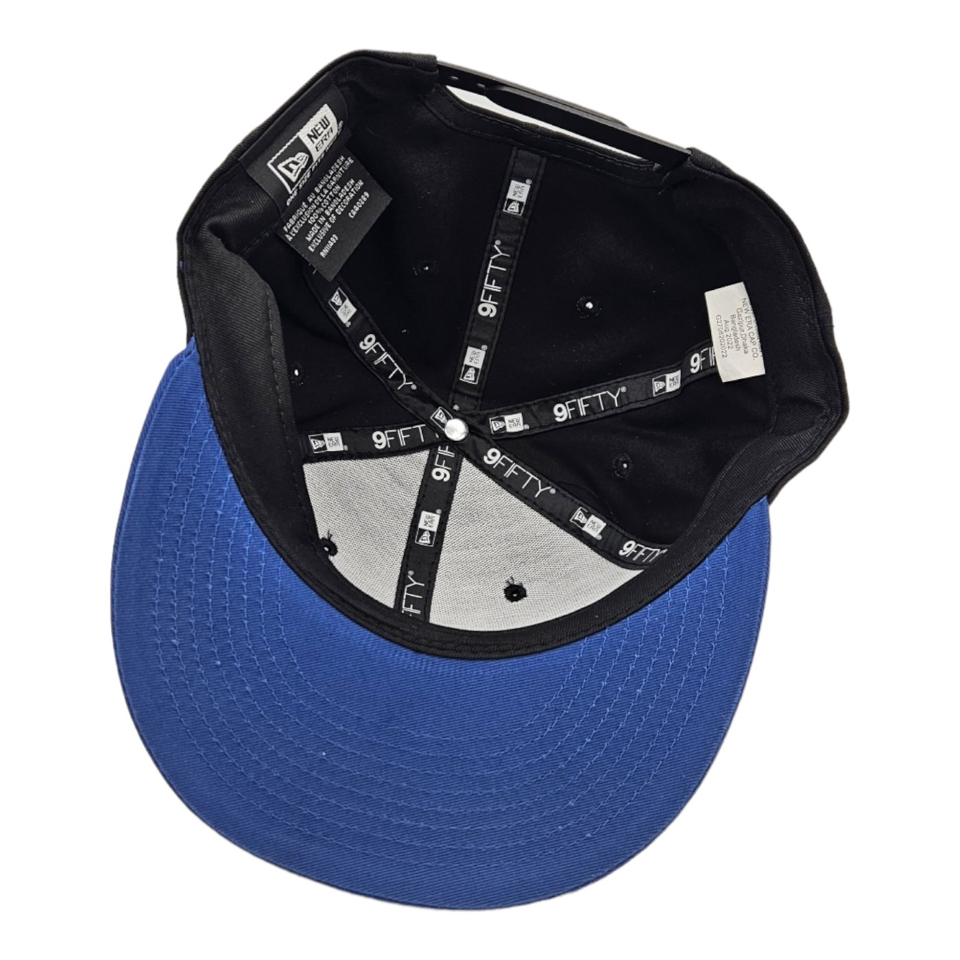 Orcas MTB - Black / Navy Flatbill đ XL Hat + New Era + Snapback