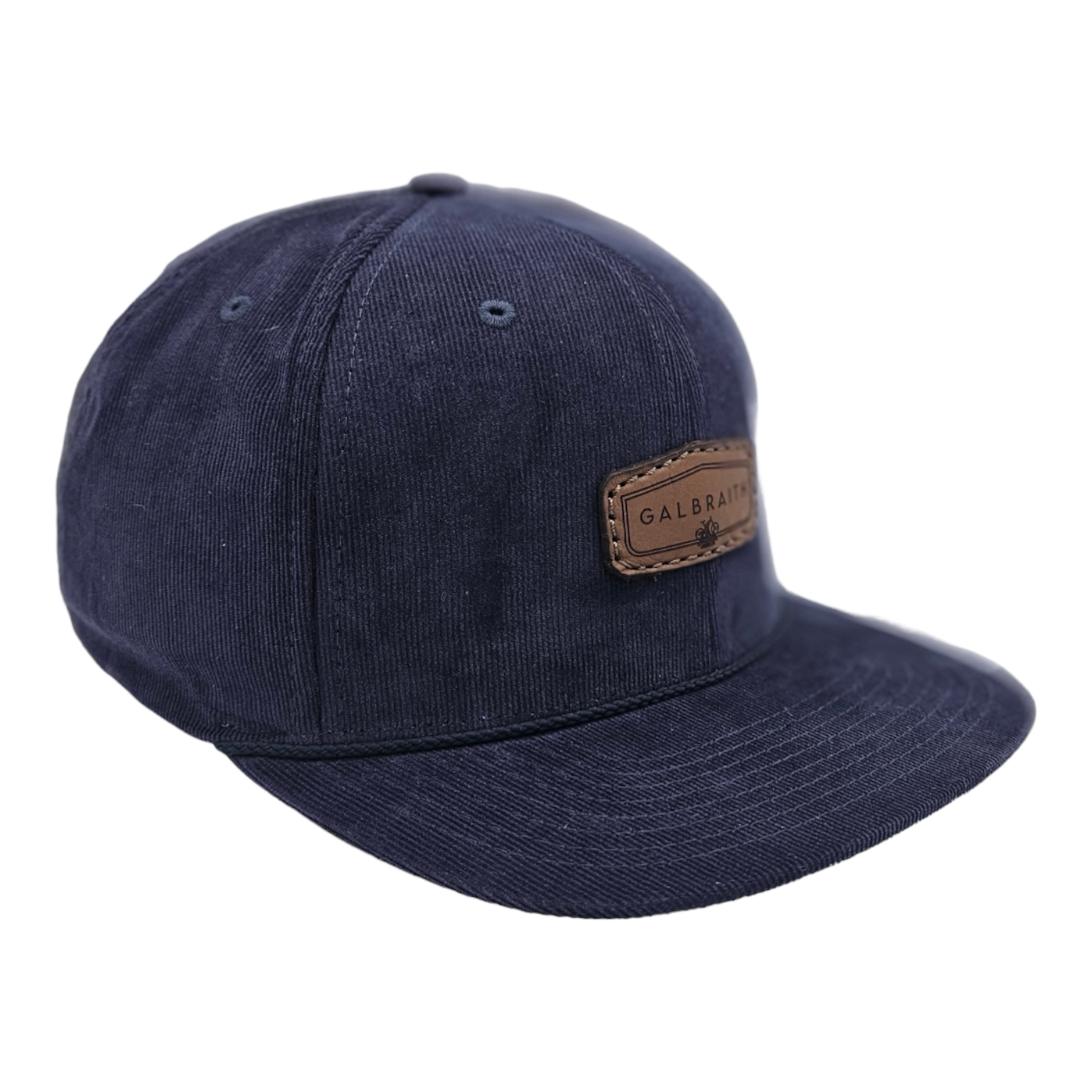 Galbraith - Corduroy Navy Flatbill đ¤ď¸ Full-Profile + 6 panel + Snapback