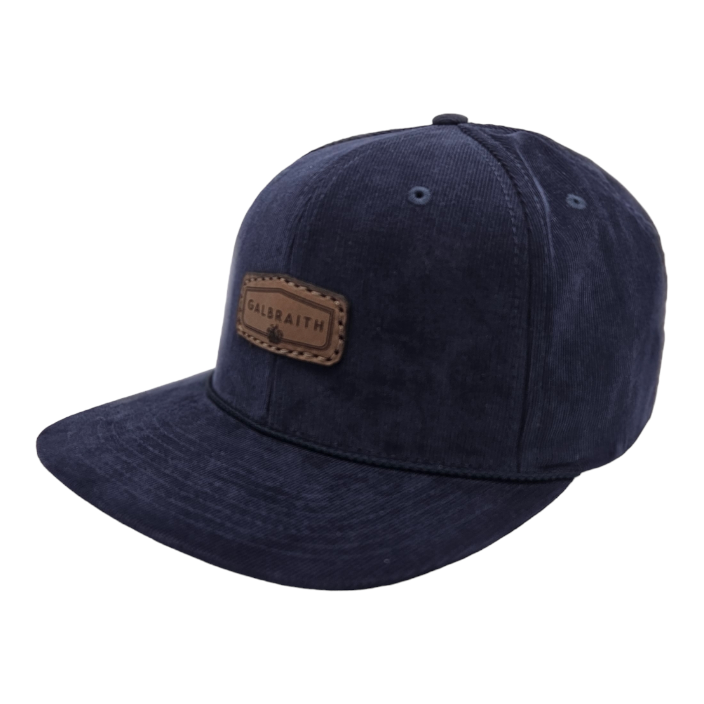 Galbraith - Corduroy Navy Flatbill đ¤ď¸ Full-Profile + 6 panel + Snapback