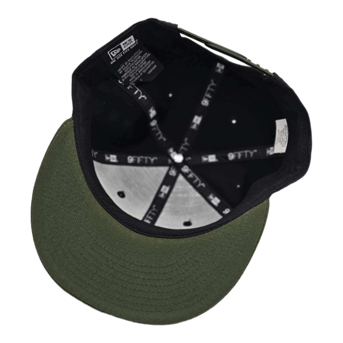 Orcas MTB - Black Camo / Olive Flatbill đ XL Hat + New Era + Snapback