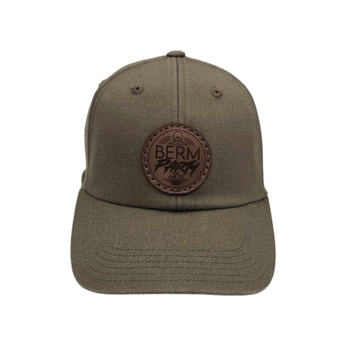 Rainier Brown MTB - Hunter Green Dad Hat 🌤️ Low-Profile + 5 panel + Strapback