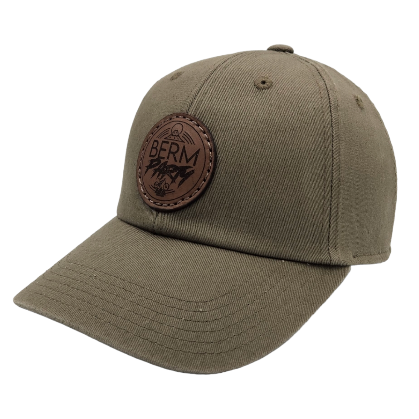 Rainier Brown MTB - Hunter Green Dad Hat 🌤️ Low-Profile + 5 panel + Strapback