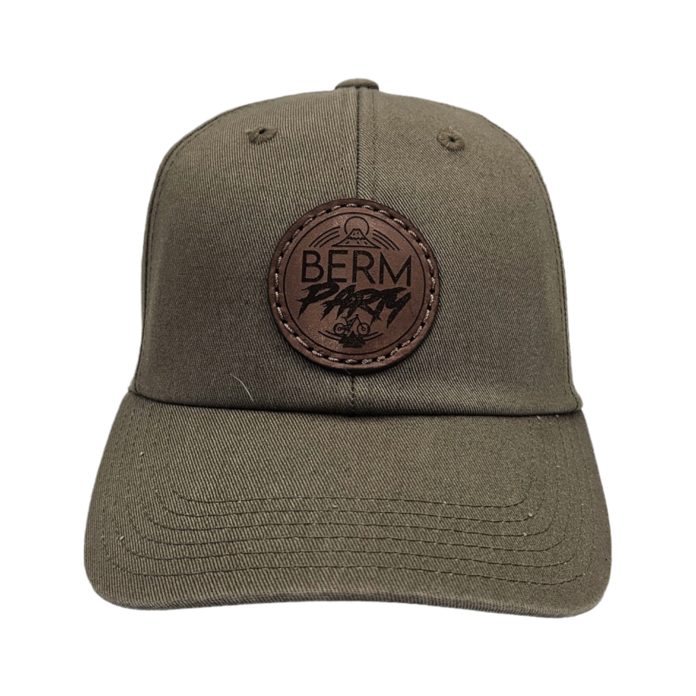 Rainier Brown MTB - Hunter Green Dad Hat 🌤️ Low-Profile + 5 panel + Strapback