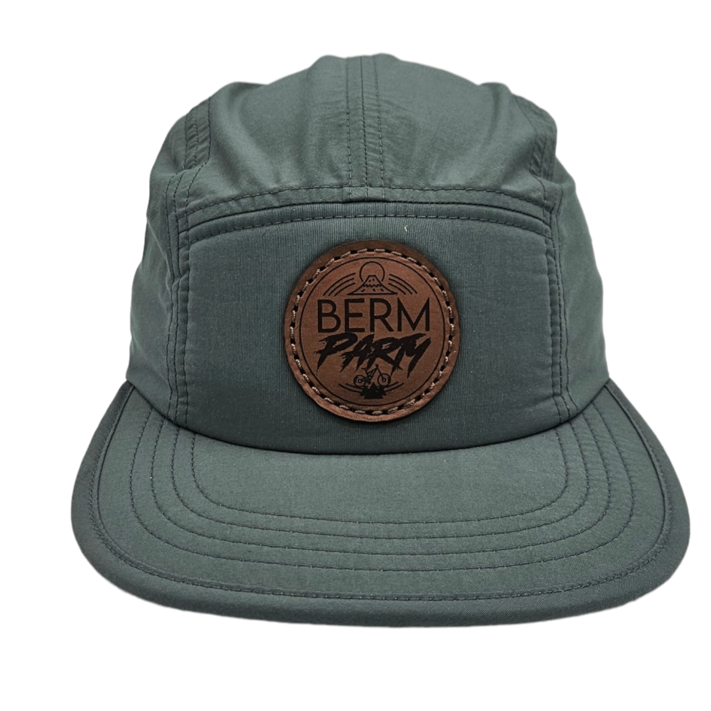 Rainier Circle - Teal Packable Camper🌤️ Low-Profile + 6 panel + Strapback