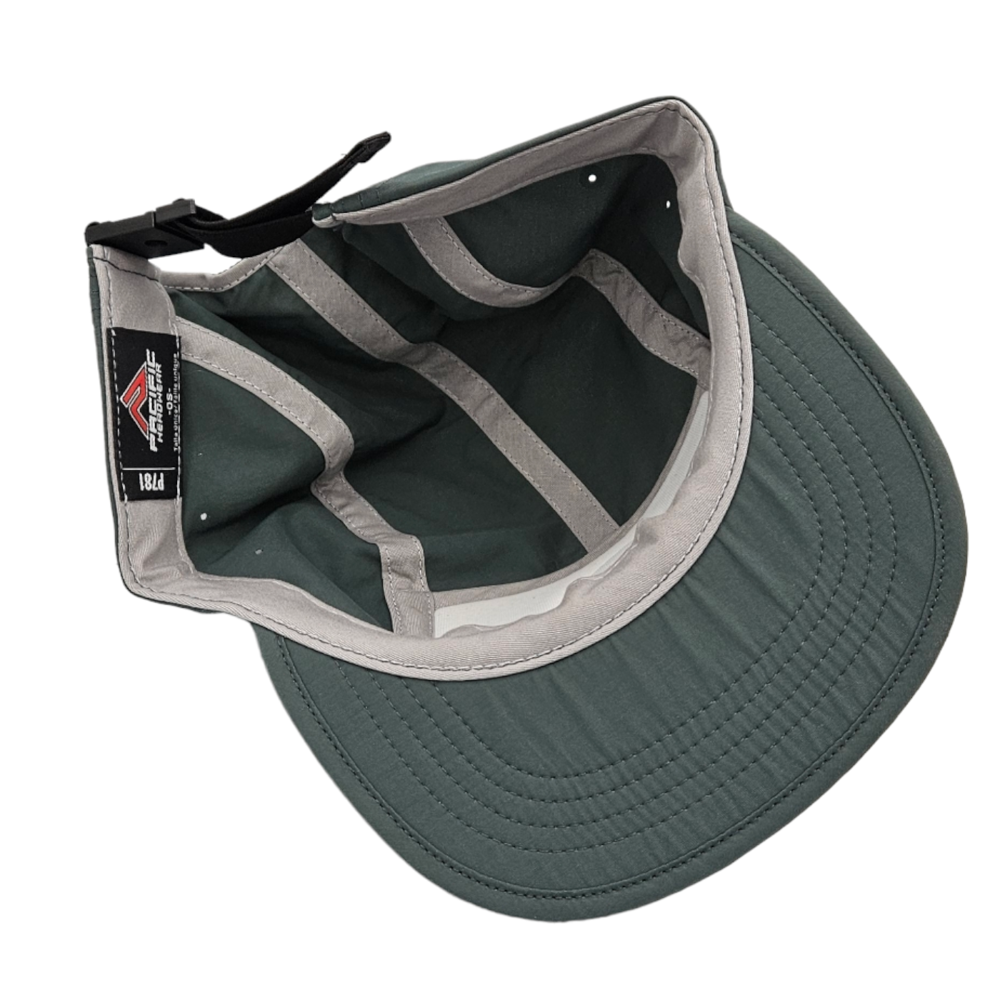 Rainier Circle - Teal Packable Camper🌤️ Low-Profile + 6 panel + Strapback