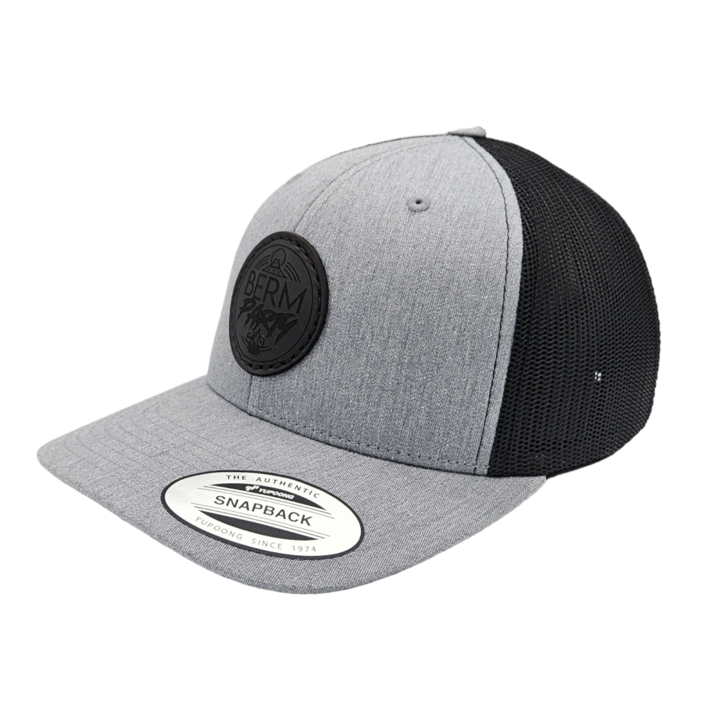 Rainier Black Circle - Heather/Black Trucker 💚 Snapback