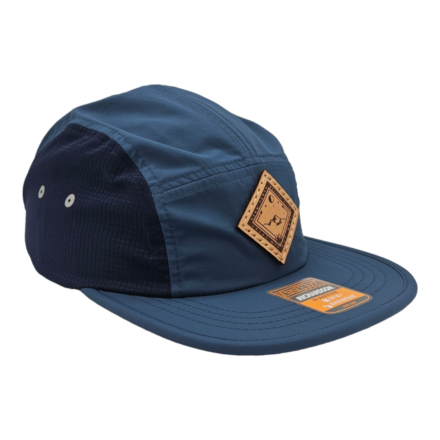 Orcas MTB - Steal/Navy Packable Runner 🌤️ Low-Profile + 7 panel + Strapback