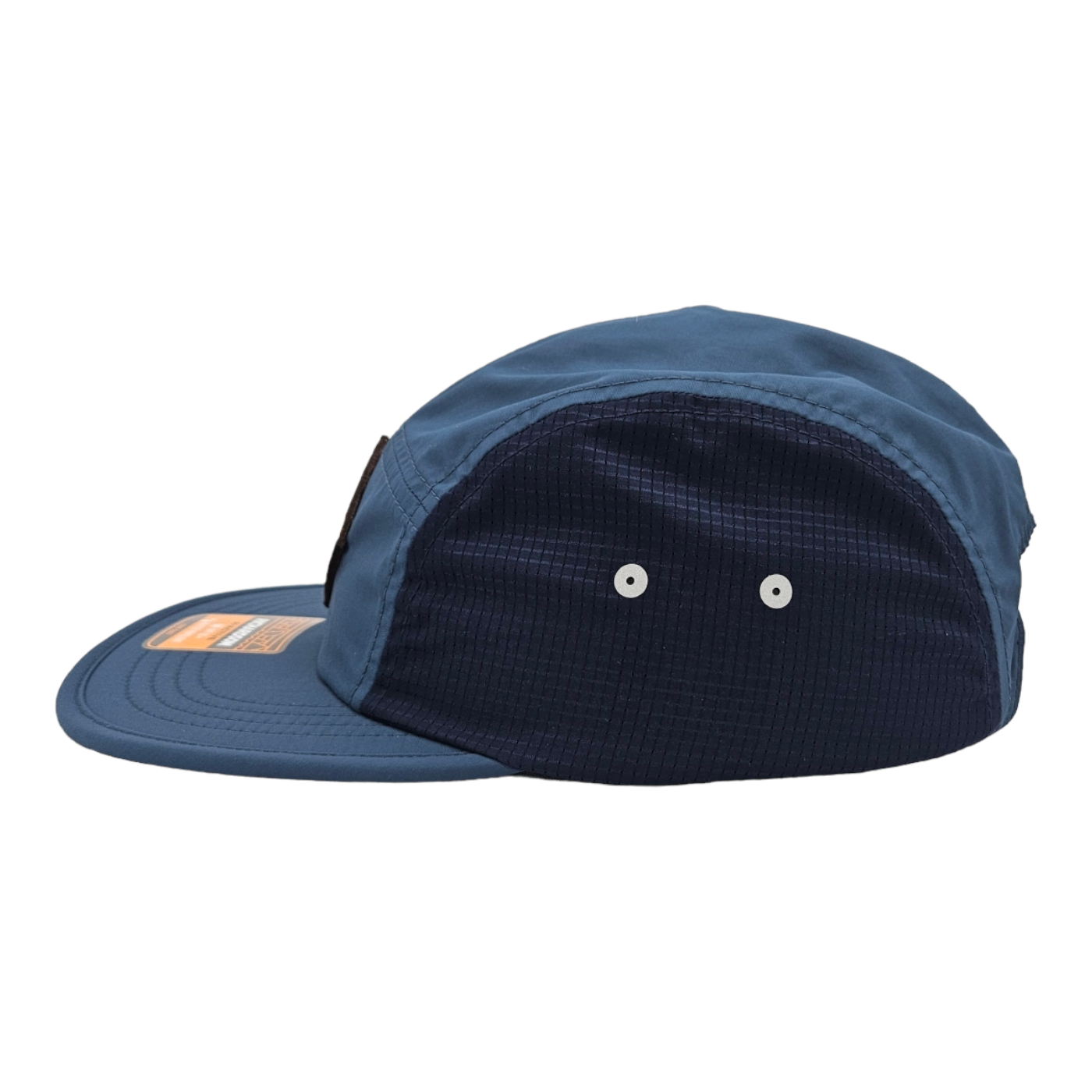 Orcas MTB - Steal/Navy Packable Runner 🌤️ Low-Profile + 7 panel + Strapback