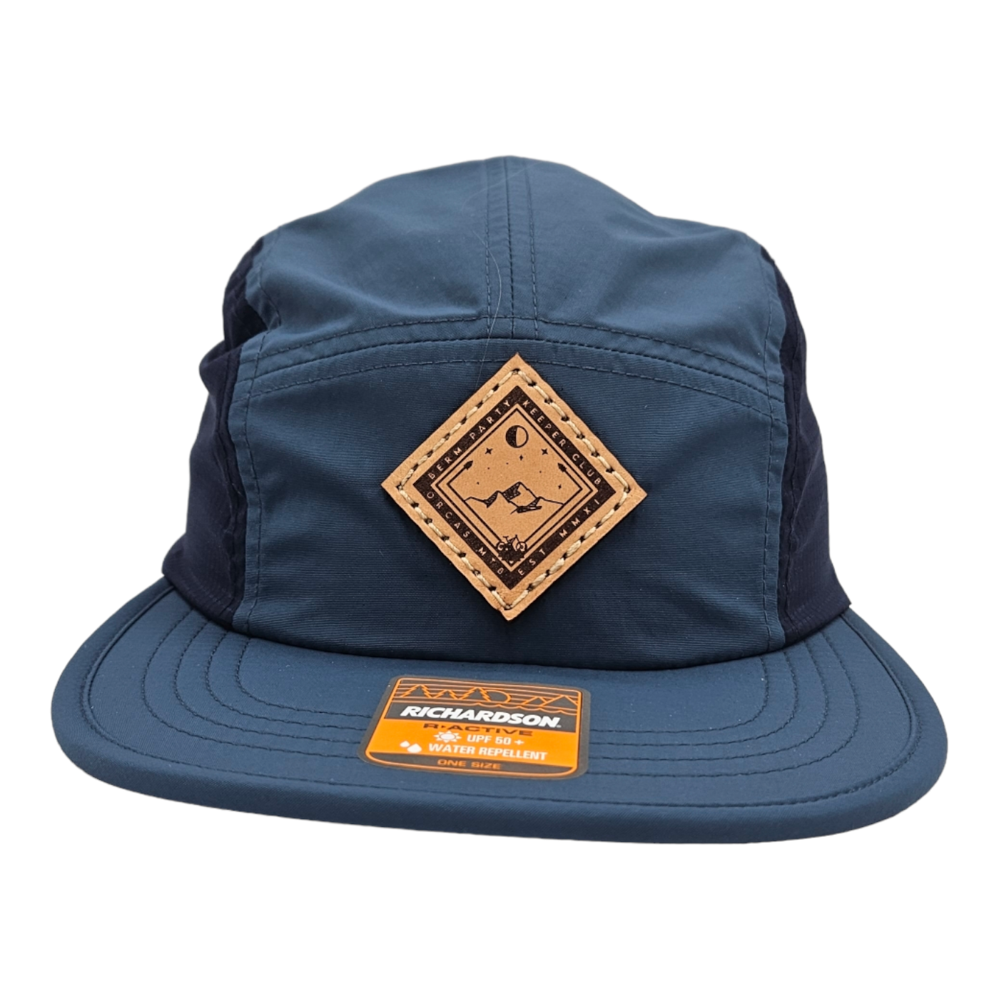 Orcas MTB - Steal/Navy Packable Runner 🌤️ Low-Profile + 7 panel + Strapback