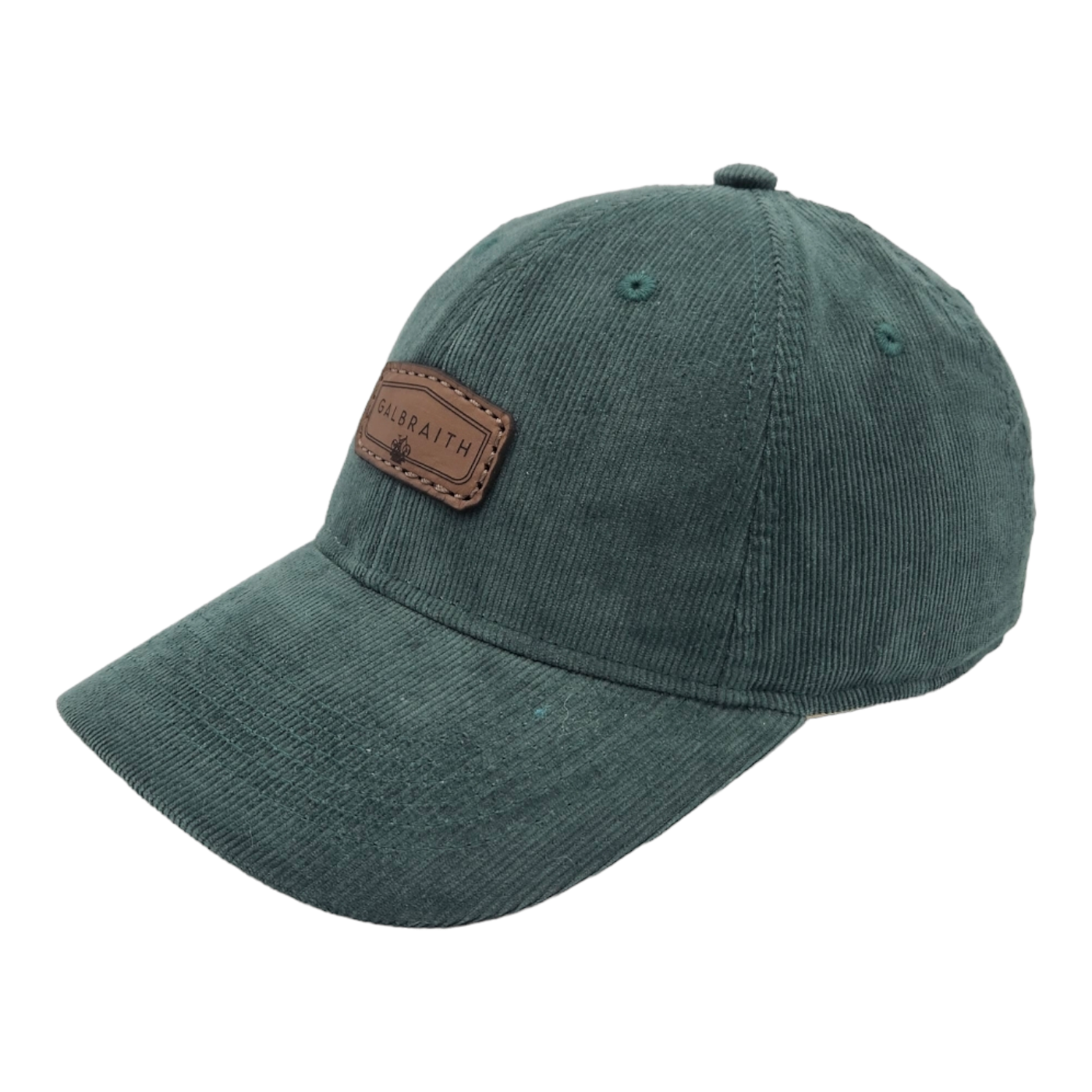 Galbraith - Corduroy Green Dad Hat 🌤️ Low-Profile + 5 panel + Strapback