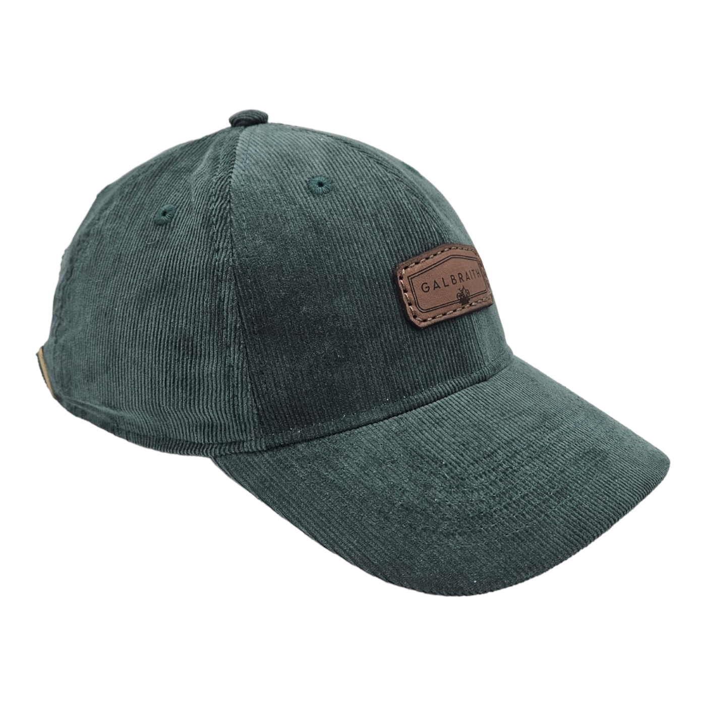 Galbraith - Corduroy Green Dad Hat 🌤️ Low-Profile + 5 panel + Strapback