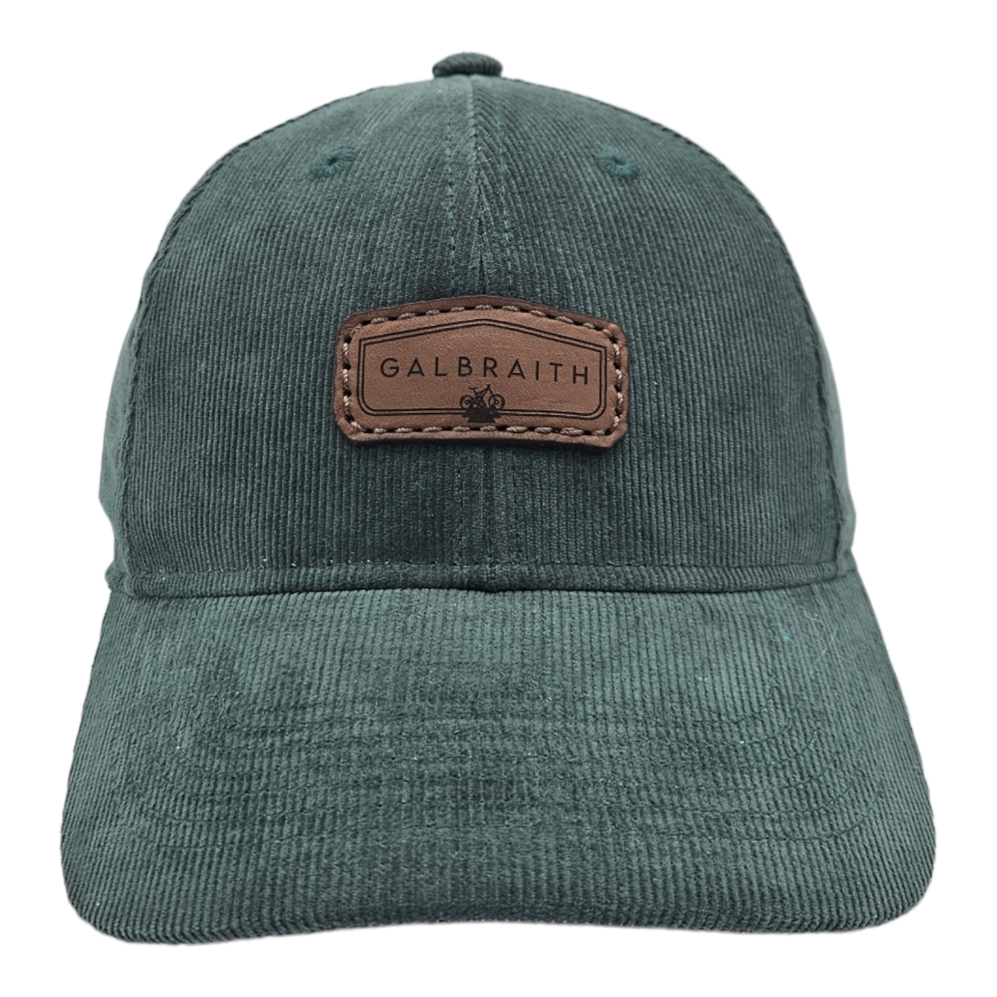 Galbraith - Corduroy Green Dad Hat 🌤️ Low-Profile + 5 panel + Strapback