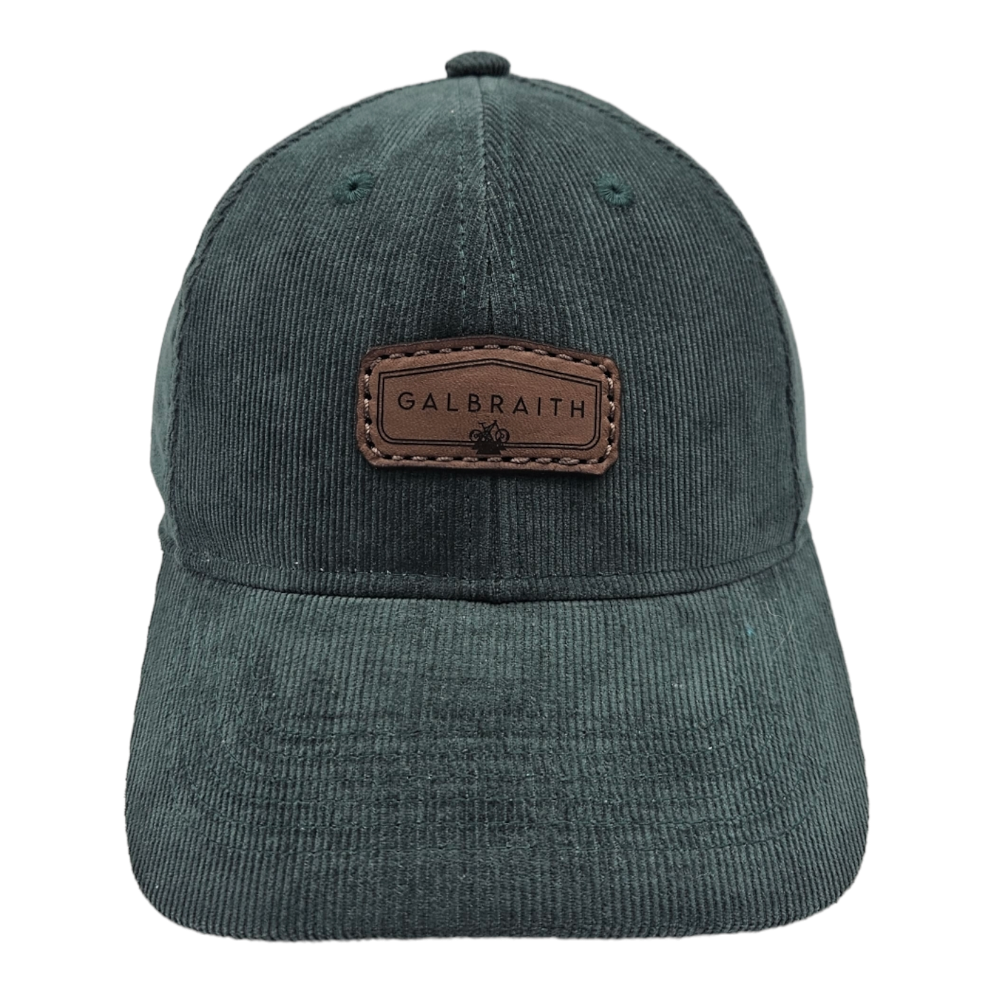 Galbraith - Corduroy Green Dad Hat 🌤️ Low-Profile + 5 panel + Strapback