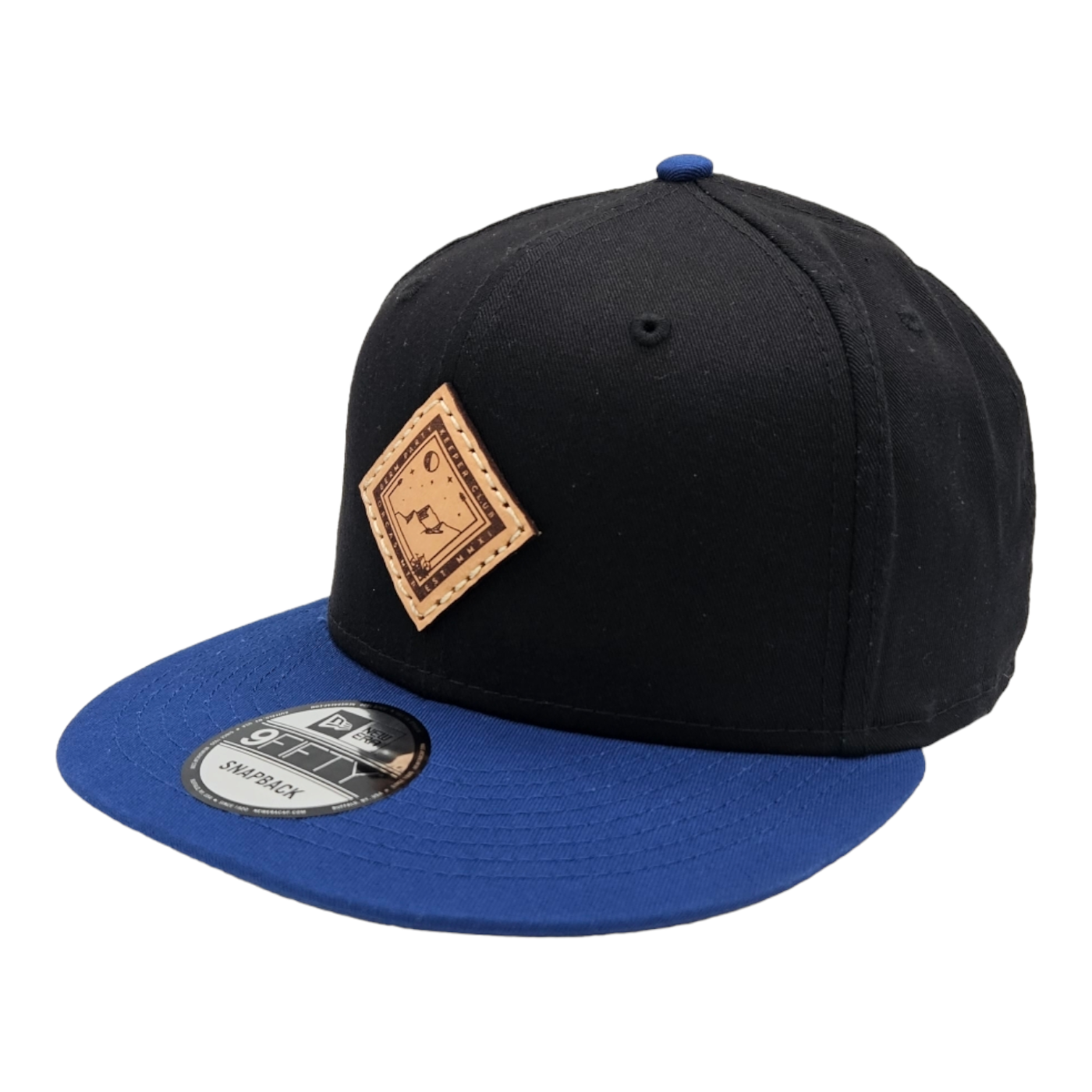 Orcas MTB - Black / Navy Flatbill 💚 XL Hat + New Era + Snapback