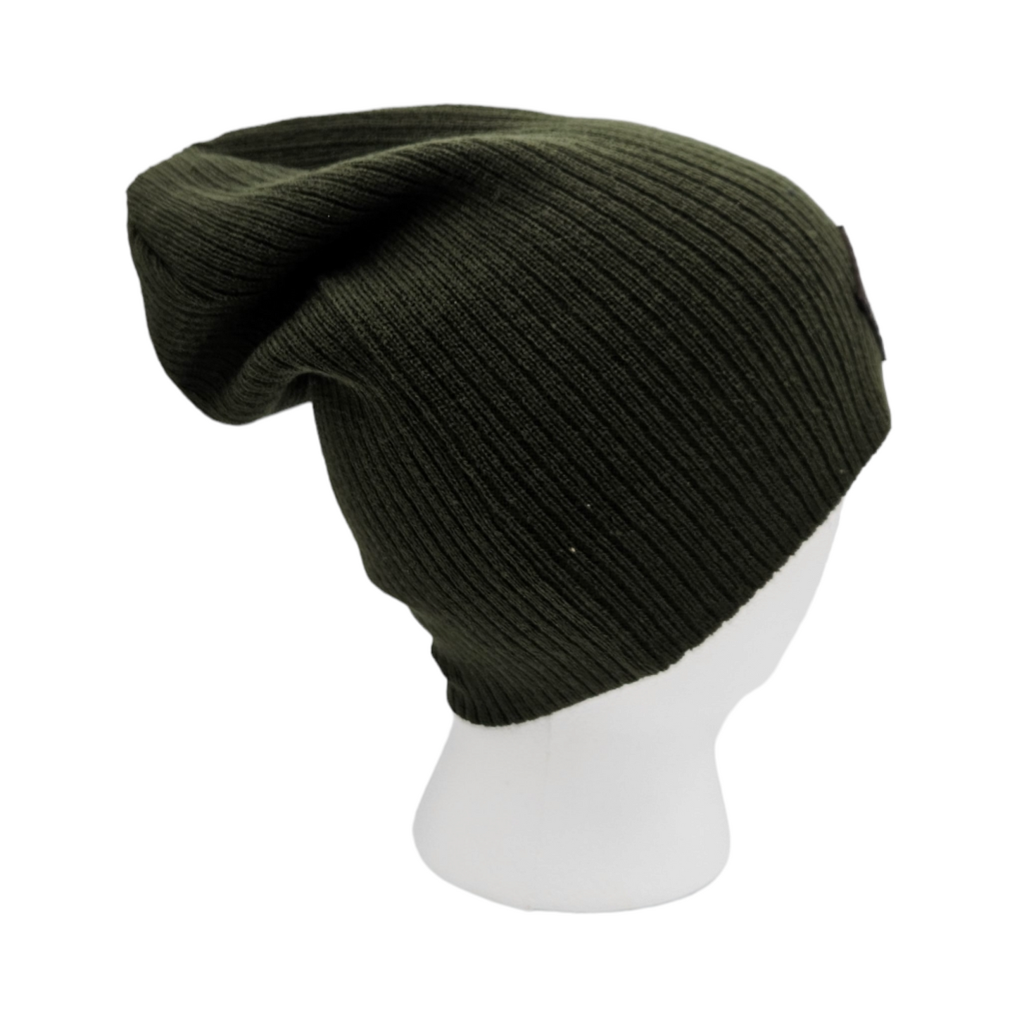 Black Diamond- Dark Green Slouchy Beanie