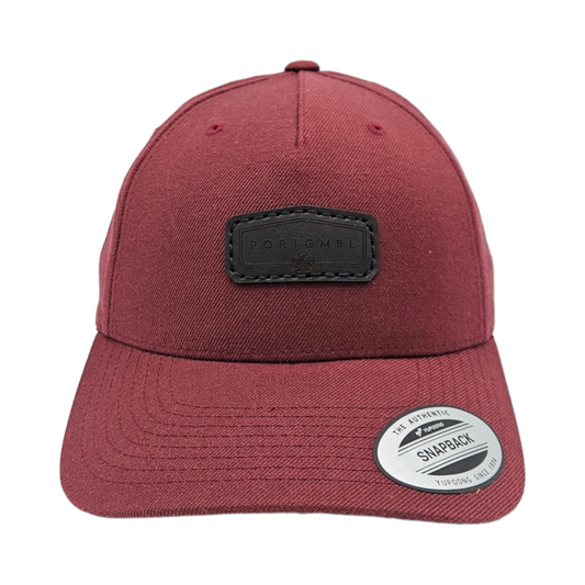 Port Gamble - Maroon 🌤️ 5 panel + Snapback