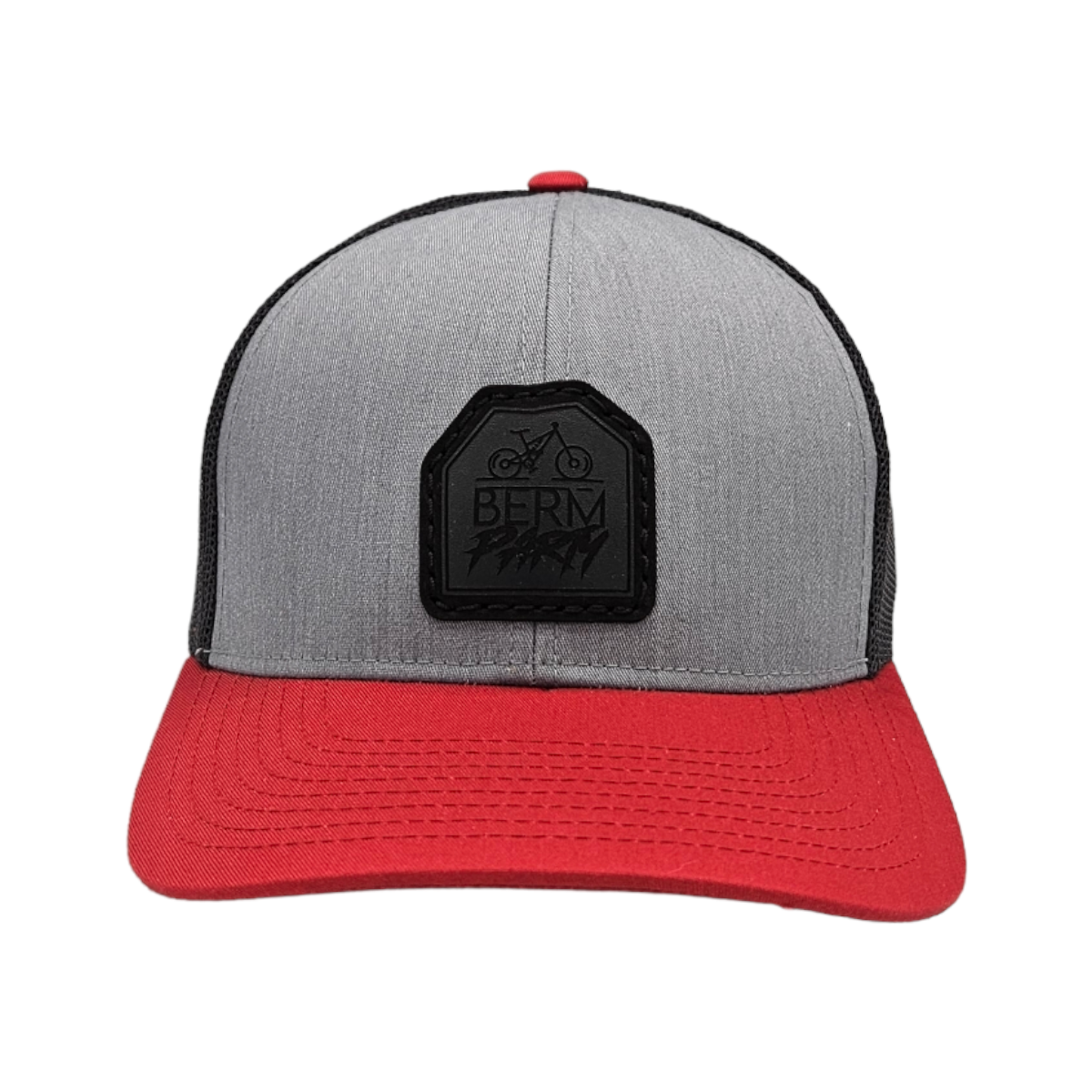 StepUp MTB - Crimson Black Trucker 🌤️ Low-Profile + 5 panel + Snapback